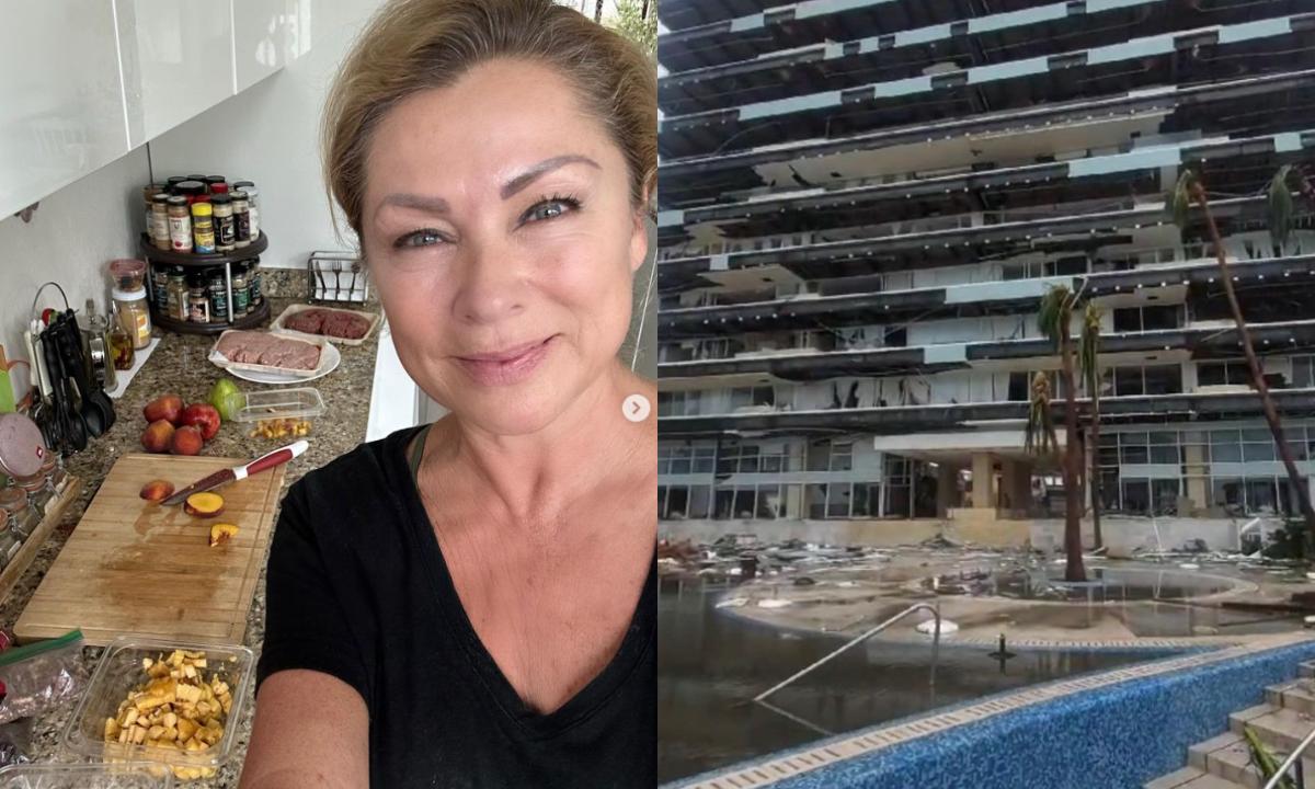 "Estoy destrozada": Leticia Calderón relata cómo perdió su departamento tras huracán Otis en Acapulco