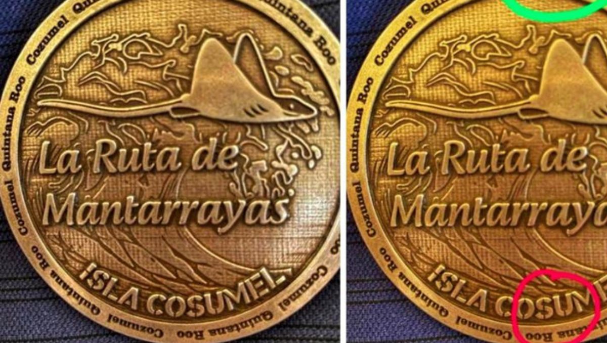 "Cosumel": Con errores de ortografía entregan medallas de competencia de nado