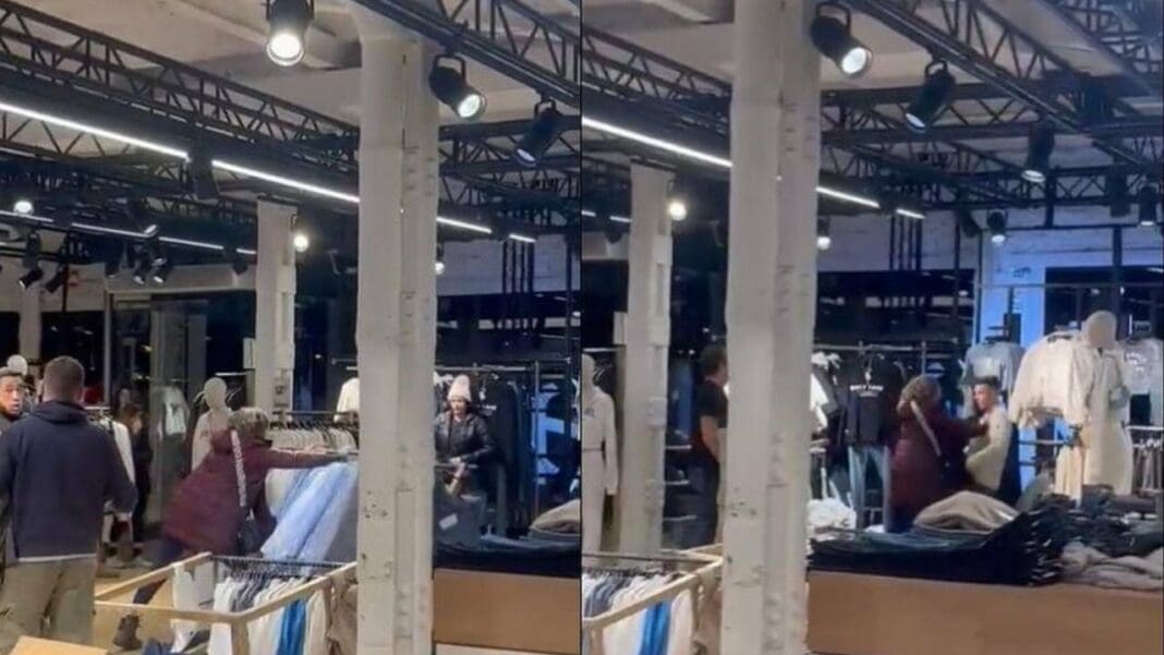 VIDEO: Mujer pierde los estribos y destruye tienda de ropa