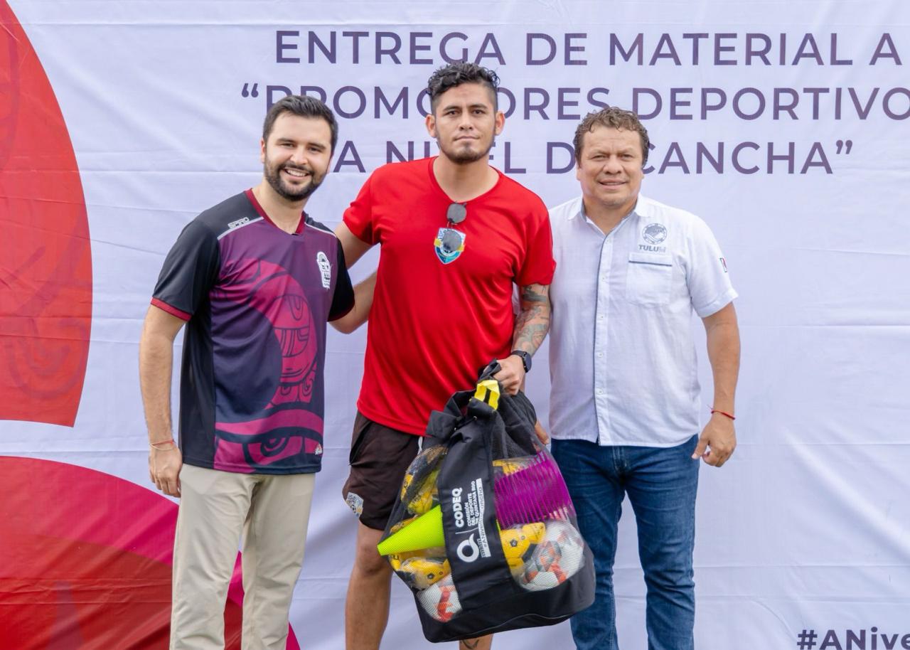 CODEQ y Ayuntamiento de Tulum dignifican las escuelas Deportivas