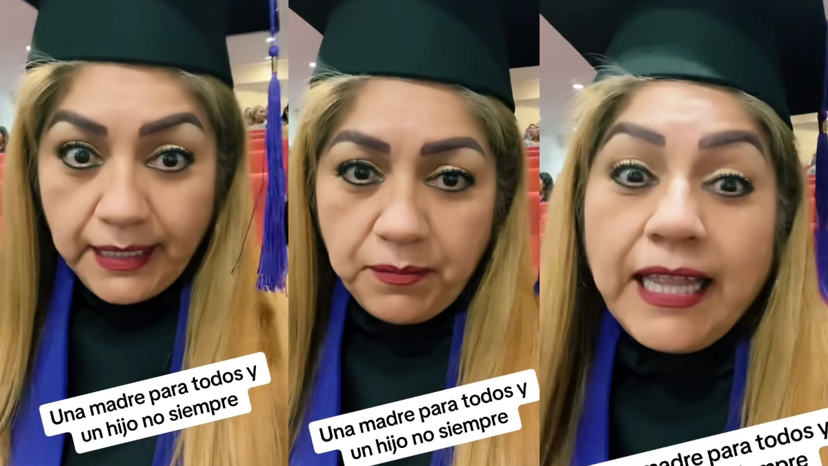 VIDEO: Mujer se gradúa de preparatoria a los 50 años y ninguno de sus hijos asiste a la ceremonia