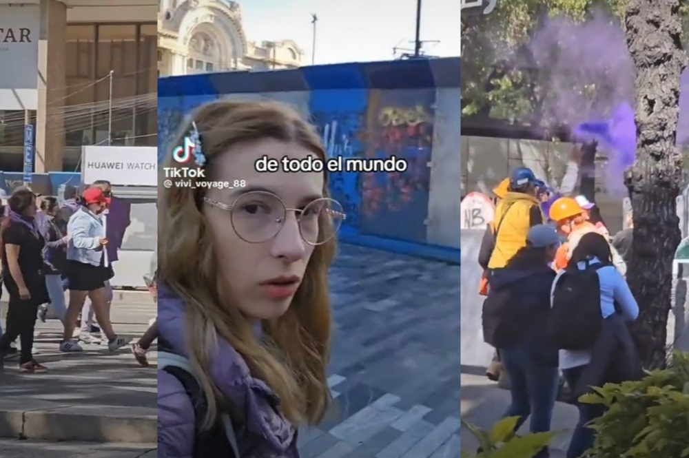 VIDEO: Critican a extranjera por quejarse de las protestas en contra de la violencia de género