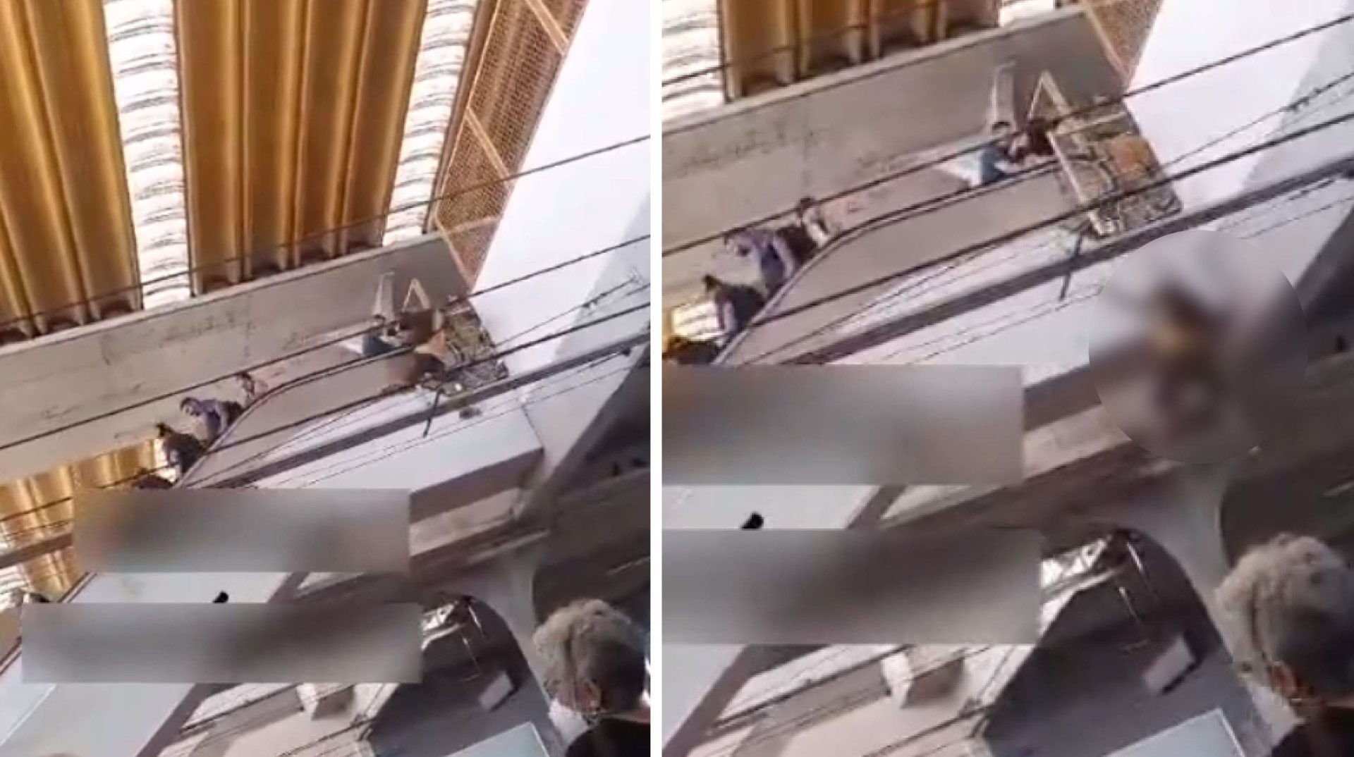 VIDEO: Muere adulto mayor tras caer de escaleras eléctricas al esquivar un carrito atorado