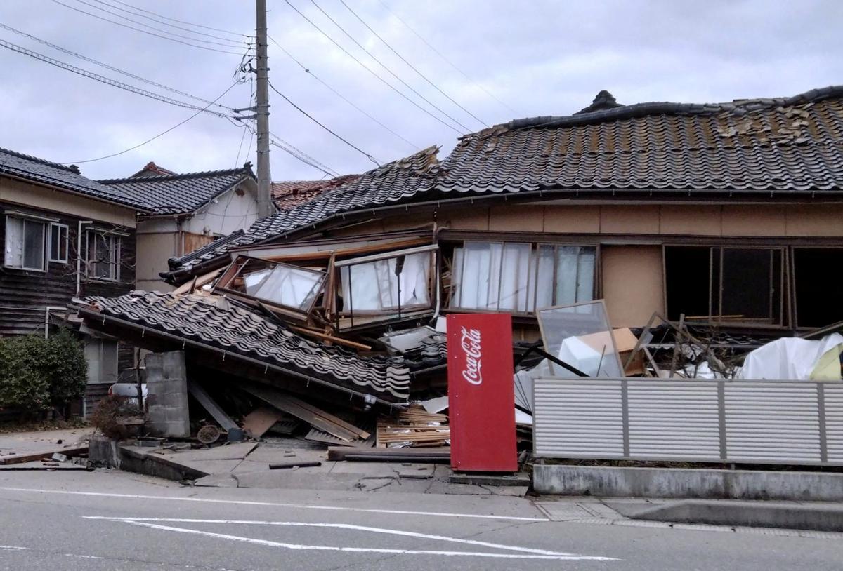 Japón: imágenes aéreas muestran los daños causados por el terremoto y las olas de tsunami en la ciudad de Wajima