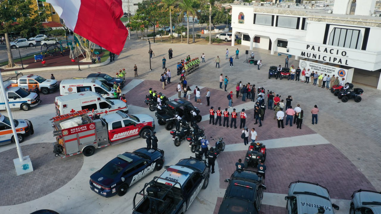 Arranca en Playa del Carmen el Plan Operativo de Semana Santa 2024, garantiza protección de turistas y residentes