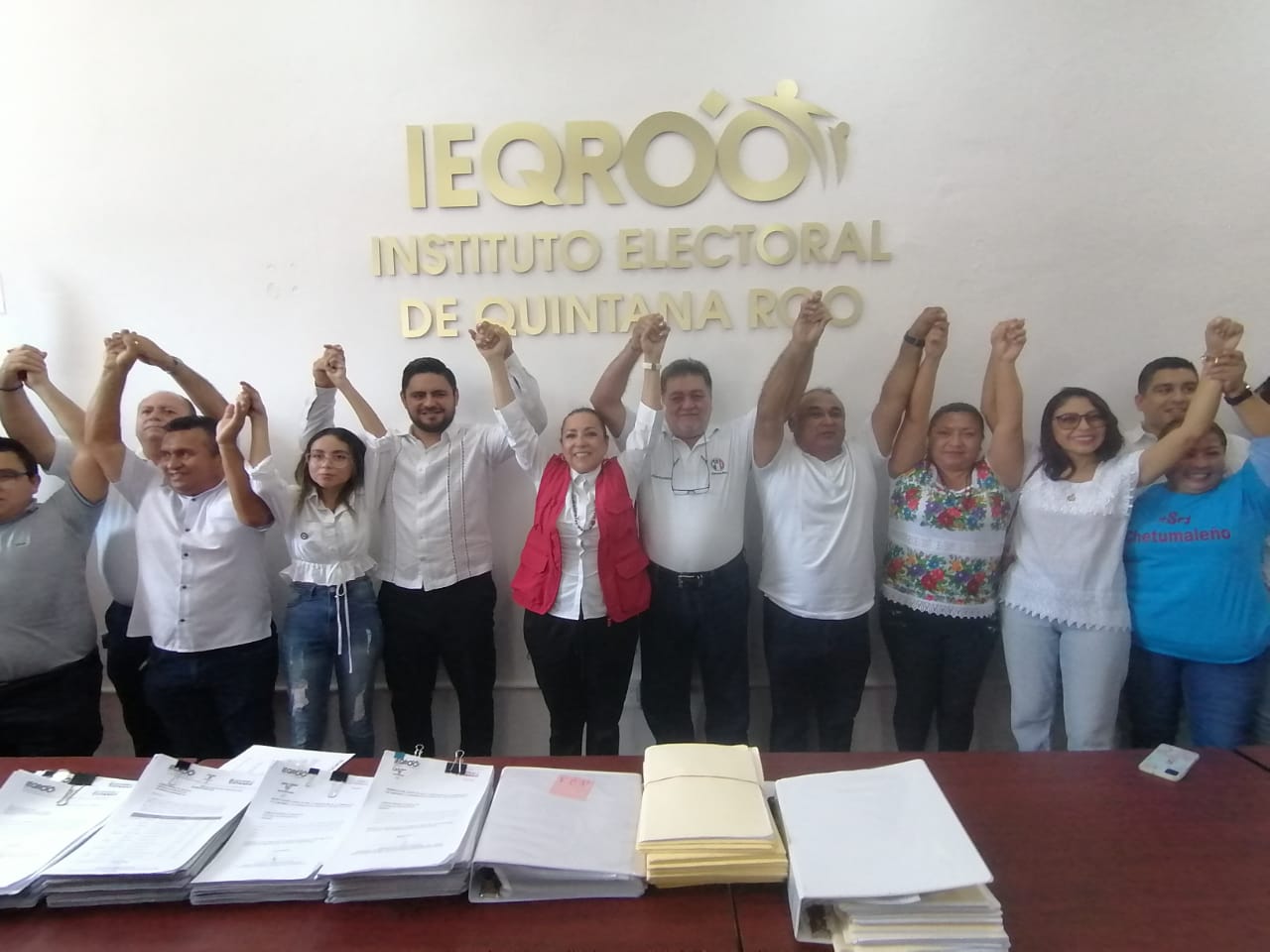 Coalición “Fuerza y Corazón por Quintana Roo” del PRI-PAN registra a sus candidatos para las presidencias municipales