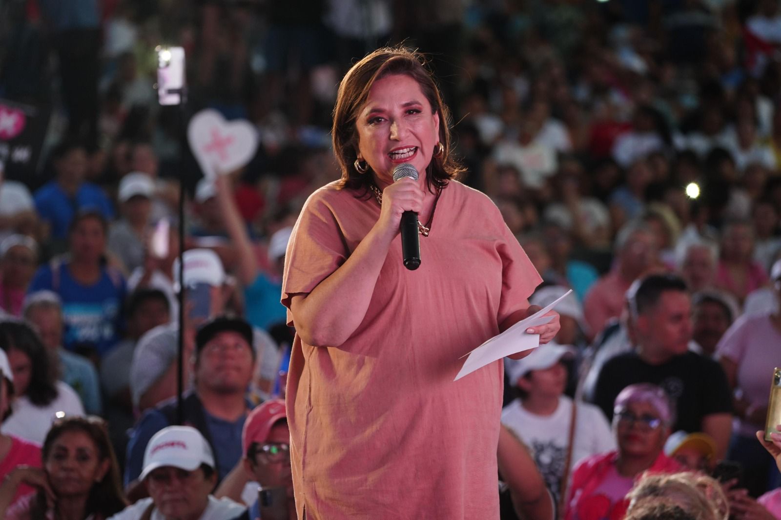 Desde Playa del Carmen, Xóchitl Gálvez refrenda su compromiso de revisar el impacto ambiental del Tren Maya