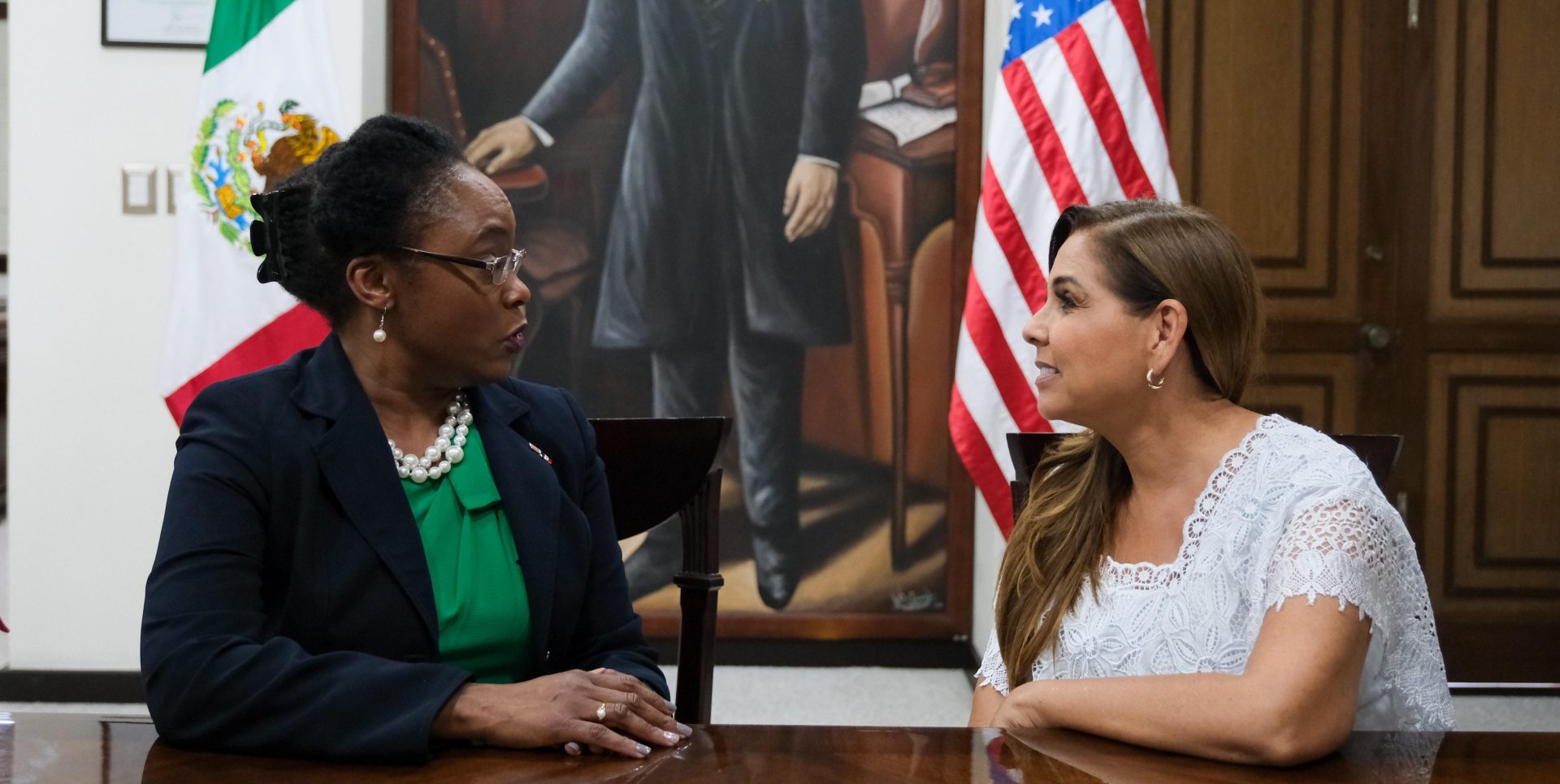 Agradece la Gobernadora de Quintana Roo trabajo a Cónsul General de Estados Unidos