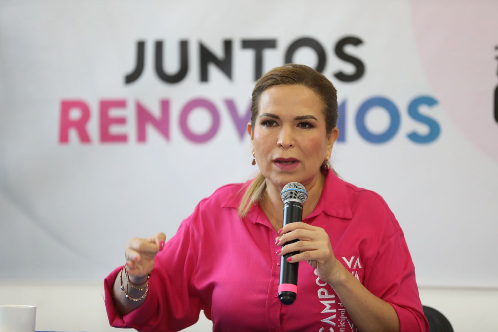 La Renovación continuará pese a guerra sucia: Lili Campos