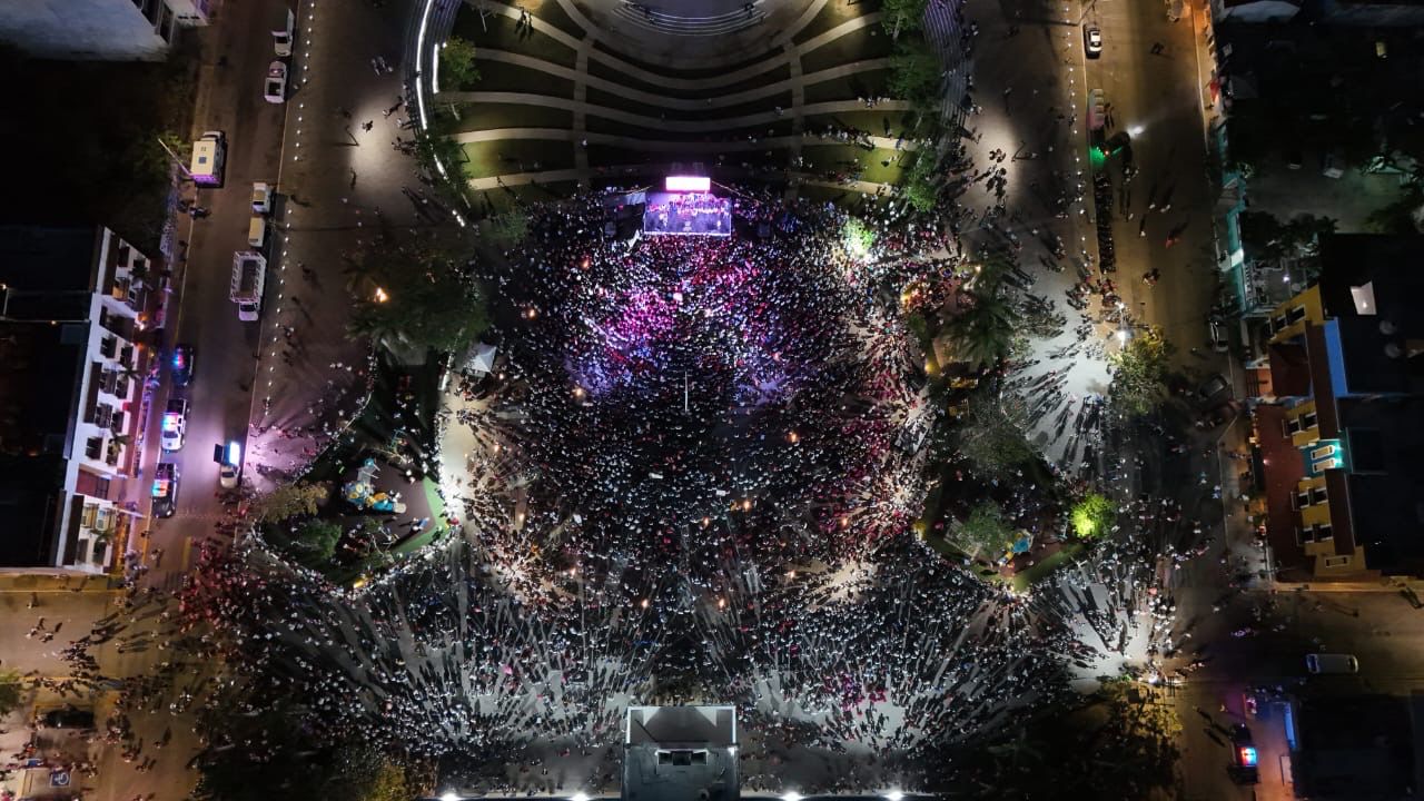 ¡Solidaridad ya decidió! Más de 18 mil solidarenses respaldan a Lili Campos en su cierre de campaña