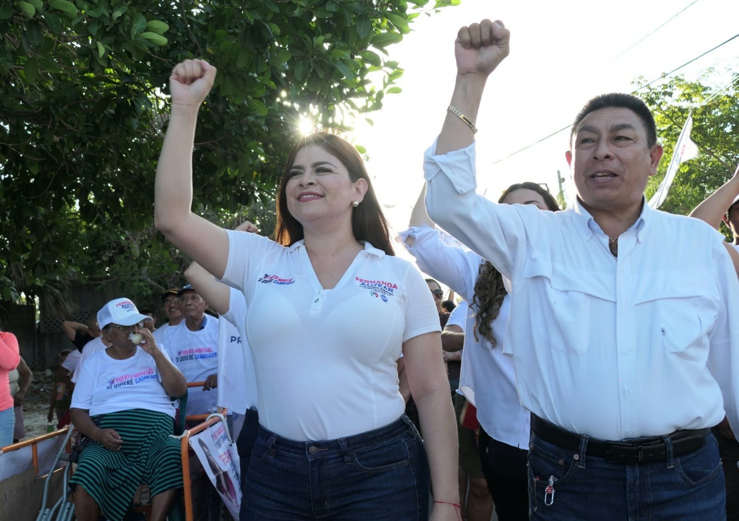 Llama Fernanda Alvear a votar y decir basta a la historia de corrupción en Puerto Morelos