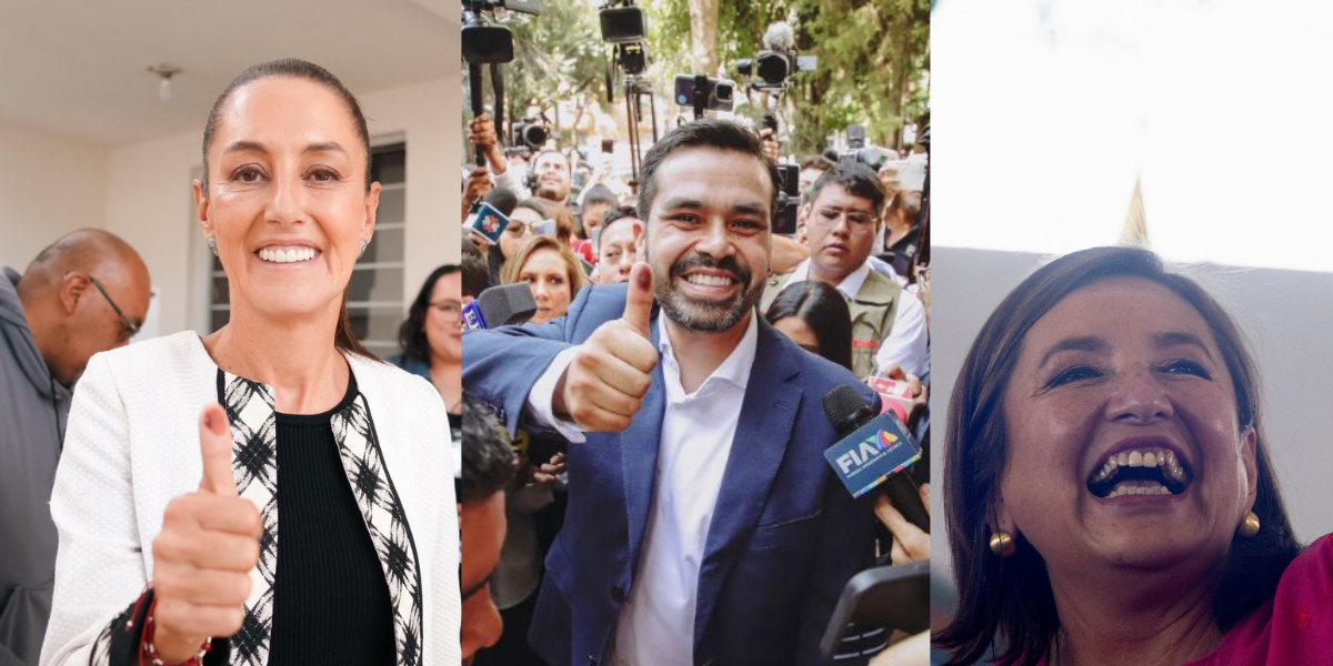 Así votaron los candidatos a la presidencia en estas elecciones 2024