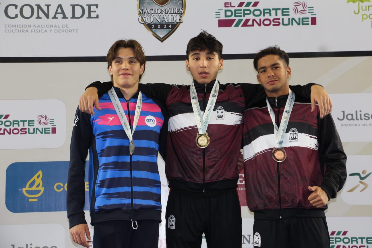 Continúa la cosecha de medallas para Quintana Roo en la disciplina de natación de los Nacionales CONADE 2024