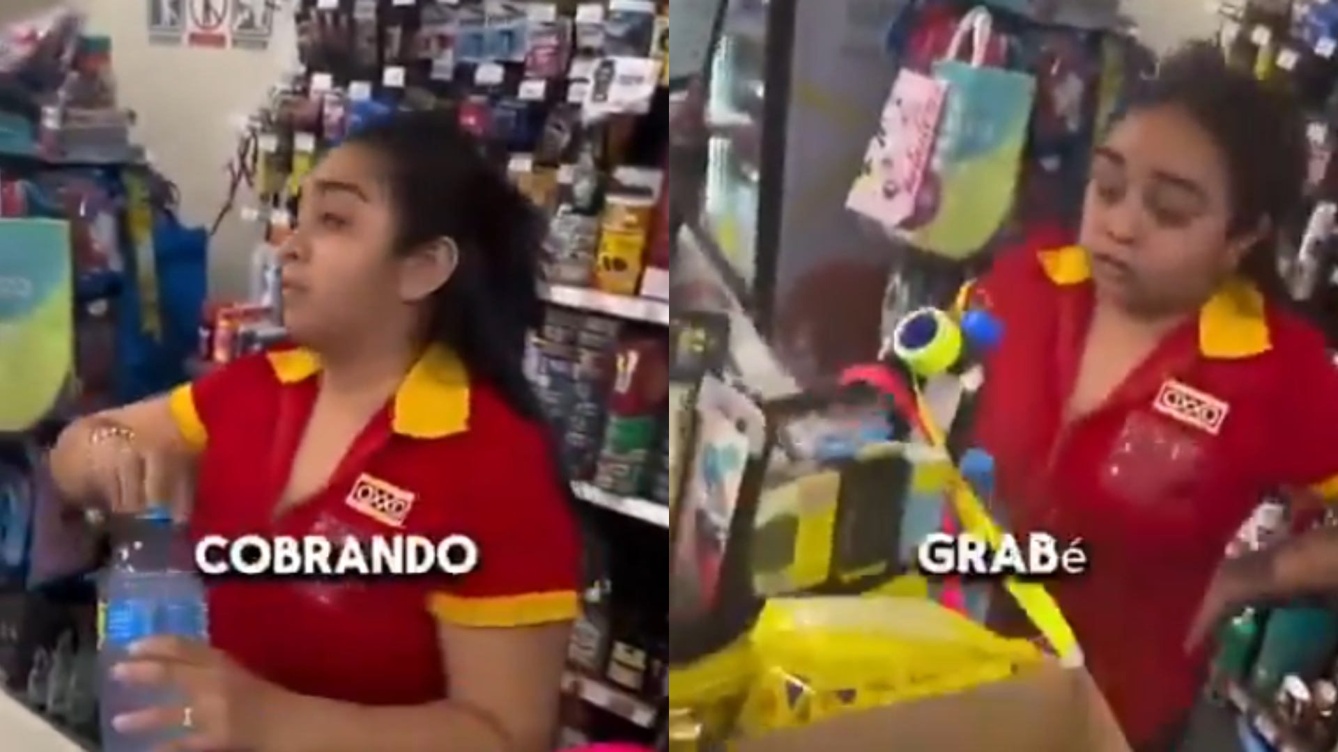 VIDEO: Cliente intenta viralizar a cajera de Oxxo; pero lo llaman Lord Castroso