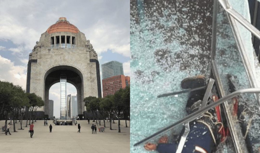 Muere trabajador de mantenimiento tras caer del Monumento a la Revolución en CDMX