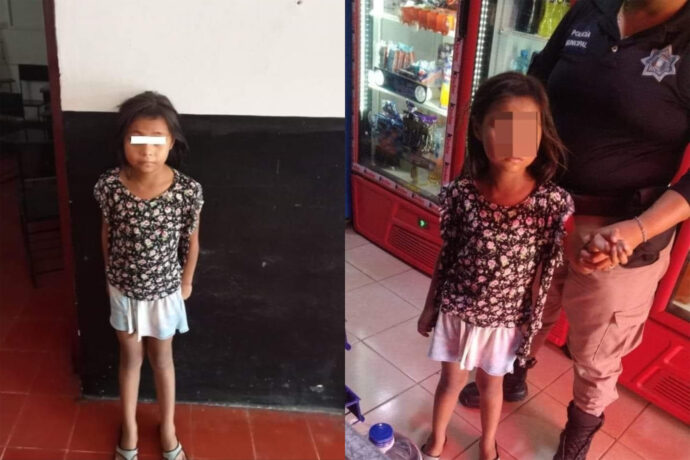 Madre abandona a su hija de 5 años con 40 pesos en Yucatán