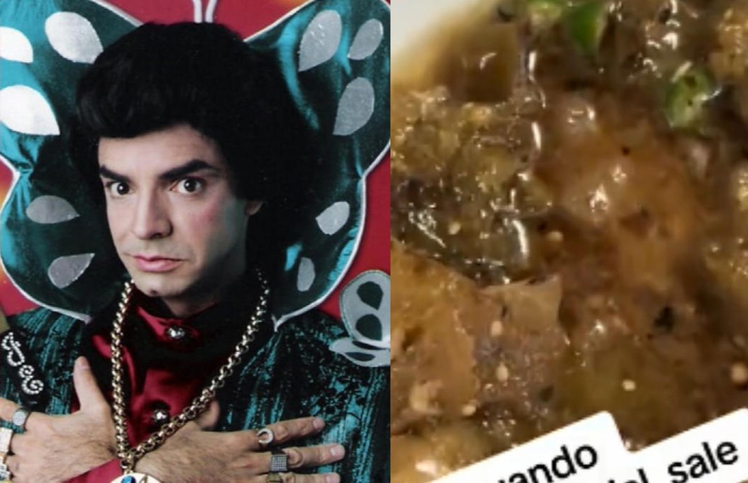 VIDEO: Joven descubre la cara de Eugenio Derbez en su comida