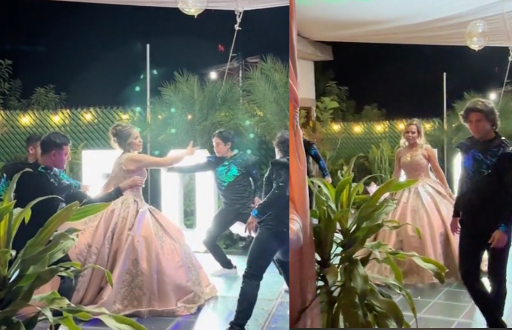 Señora celebra sus 50 años con fiesta temática de quinceañera y se vuelve viral