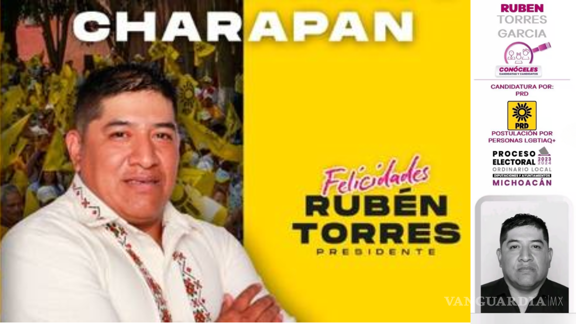 Por fingir ser mujer, revocan triunfo de Rubén Torres, candidato del PRD en Charapan, Michoacán