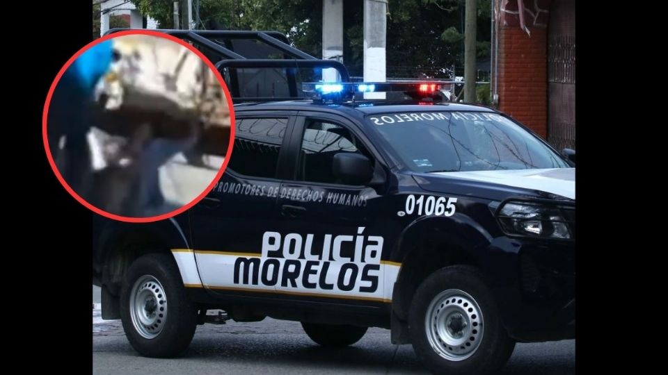 VIDEO: Captan momento exacto en que intentan robar un bebé de brazos de su madre en Morelos