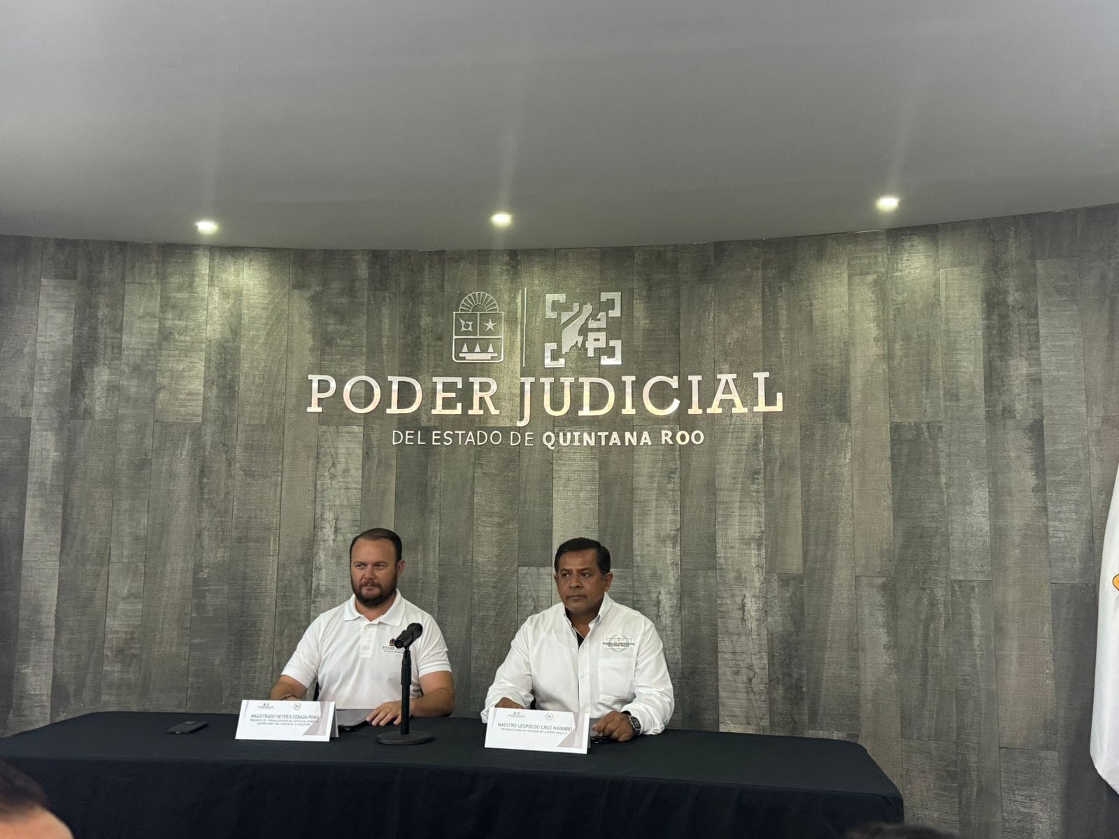 Convenio entre el Poder Judicial y la Barra de Abogados de la Riviera Maya