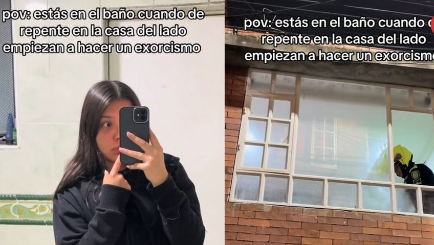 VIDEO: Joven graba exorcismo en casa de sus vecinos; policía termina pidiendo una camándula