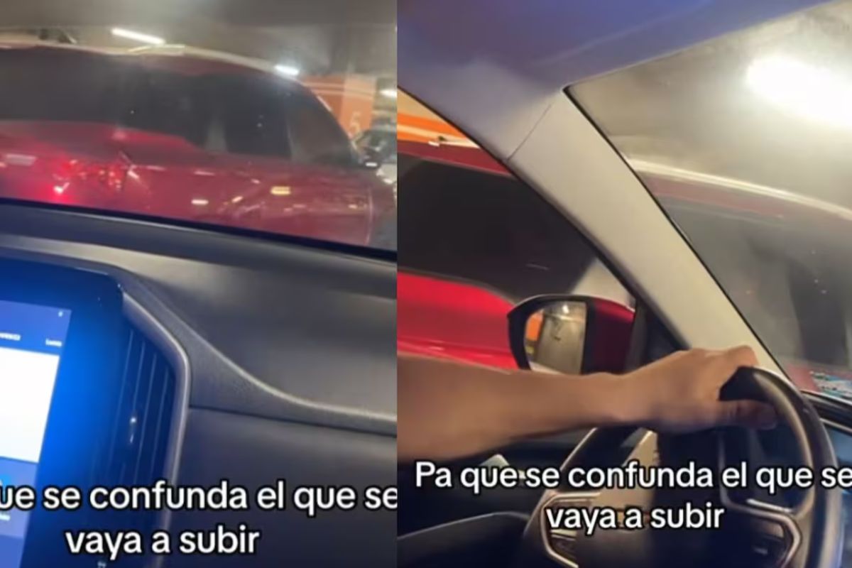 VIDEO: Hombre se estaciona en medio de dos carros idénticos para confundir a la gente