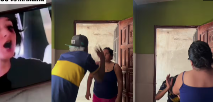 Joven intenta recrear una escena de gritos que vio en una película con su madre y termina golpeado fuertemente