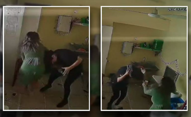 Es policía, mujer que golpeó a empleada en Tamaulipas; Asuntos Internos atiende caso