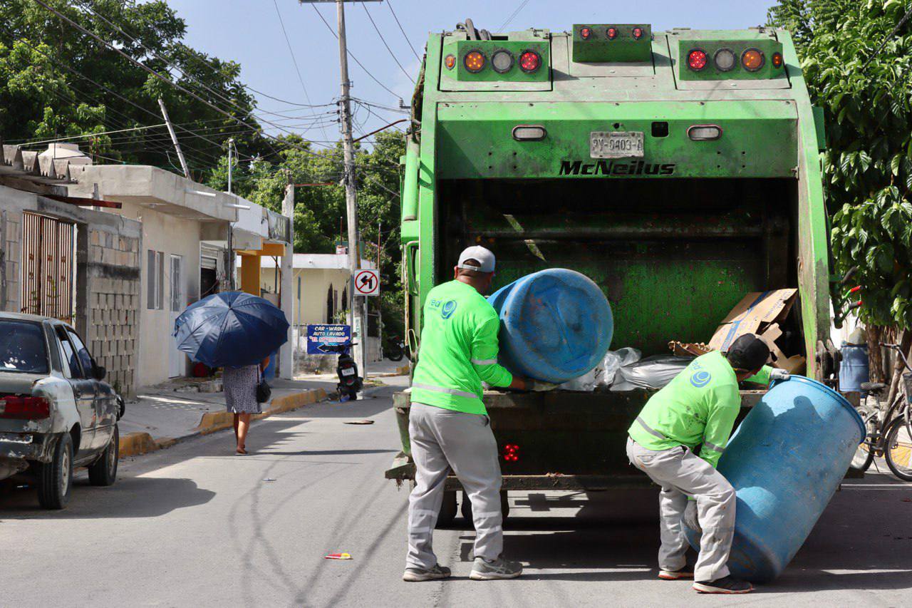 Gobierno de Puerto Morelos hace frente al incremento de basura