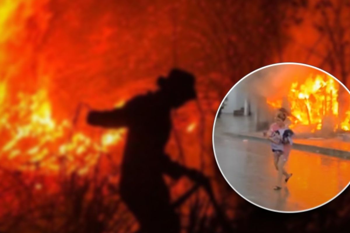 VIDEO: Mujer salva a perrito tras incendio en casa en la zona centro de Tampico