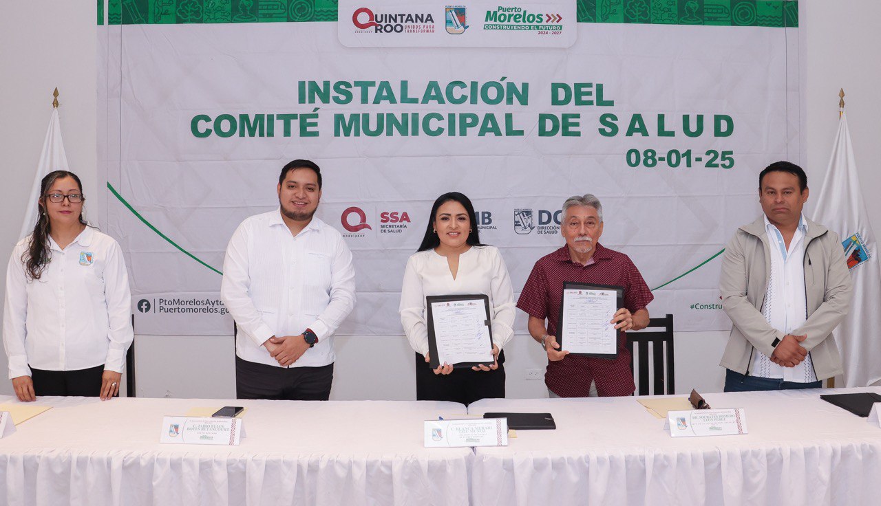 Instala Blanca Merari Comité de salud municipal