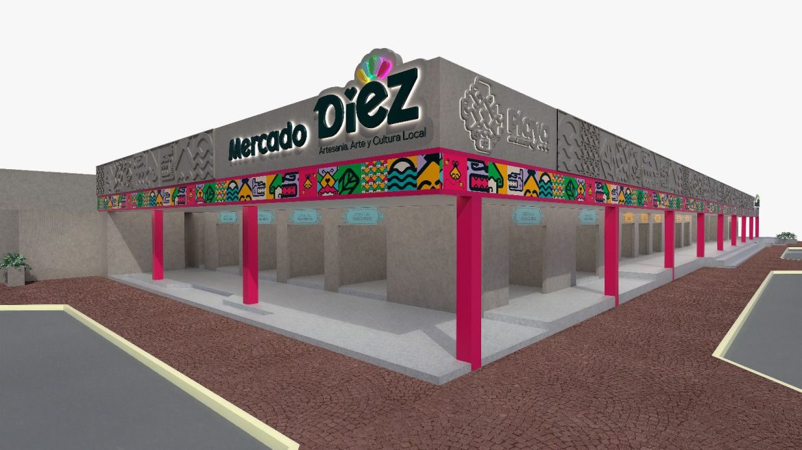 Inician trabajos de remodelación del Mercado de la Diez