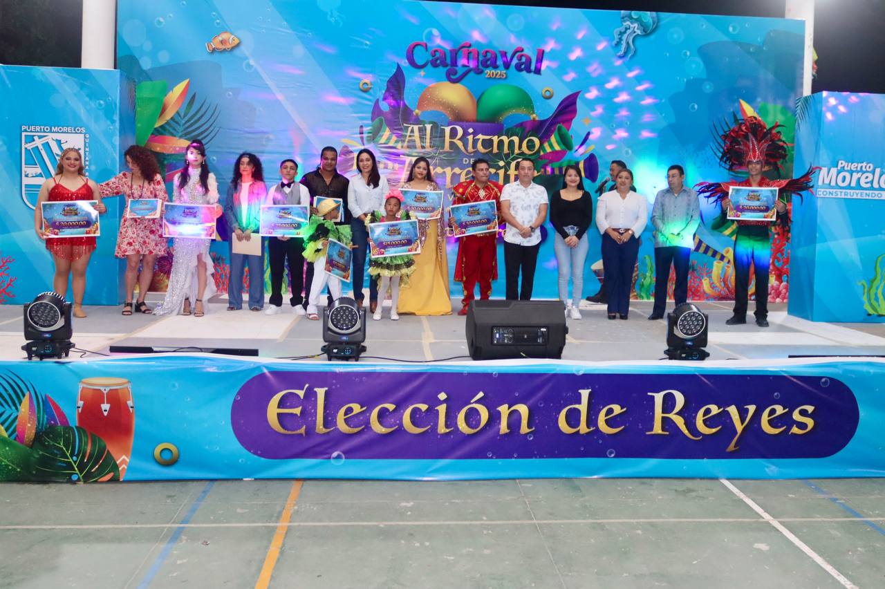 Ya hay reyes del carnaval 2025 en Puerto Morelos