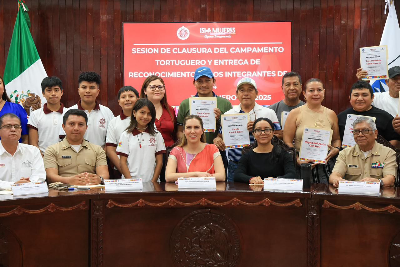 Logra Isla Mujeres liberar 35 mil crías de tortugas en 2024