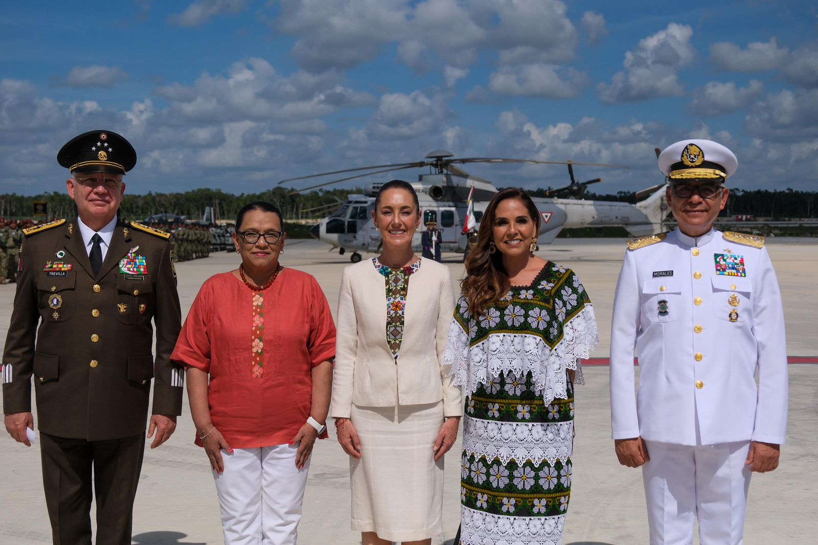 Reafirma Mara Lezama respaldo a Claudia Sheinbaum con la Fuerza Aérea Mexicana