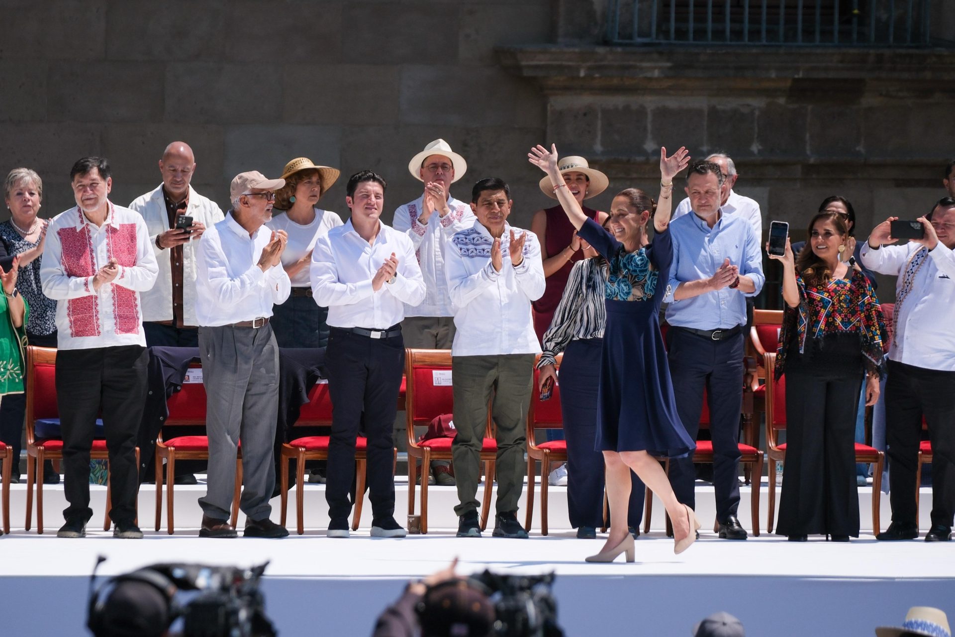 Asiste Mara Lezama asamblea soberanía Claudia Sheinbaum