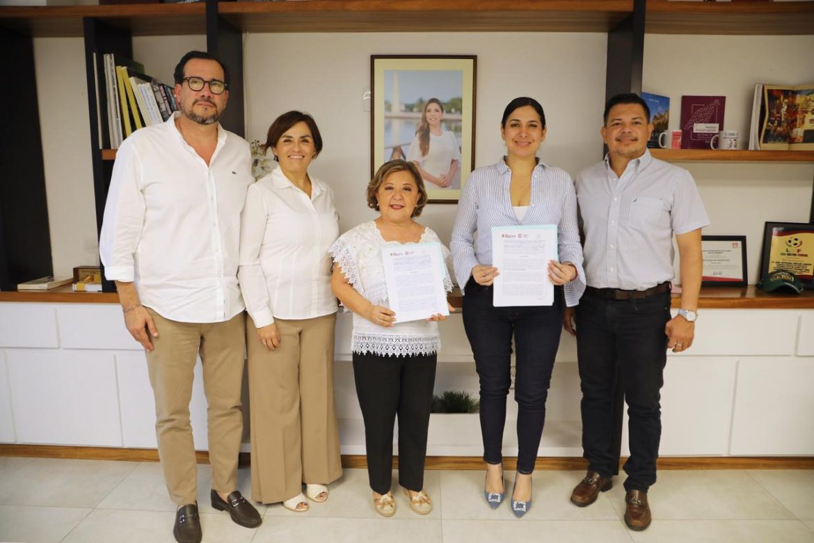 Estefanía Mercado y la secretaria Anticorrupción y Buen Gobierno, Reyna Arceo Rosado, modernizarán el Sistema de Control Interno y combatir la corrupción