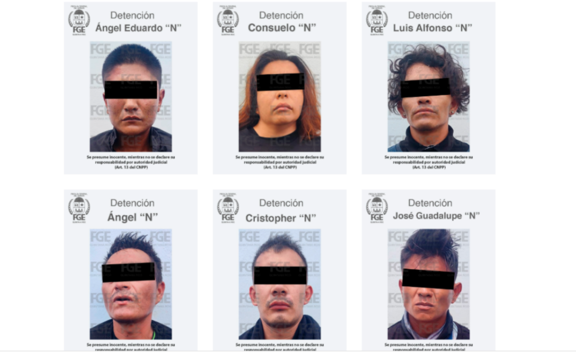 Investigan FGE de Quintana Roo homicidio de un masculino hay seis personas detenidas en Playa del Carmen