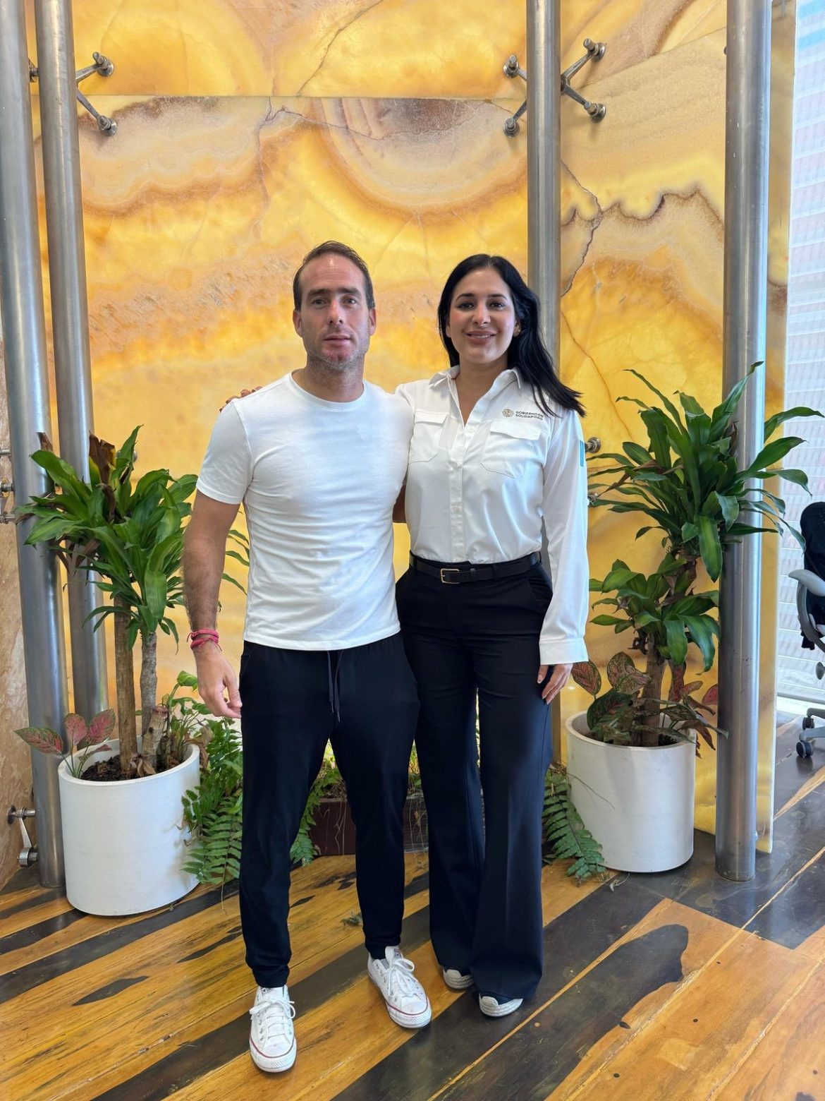 Estefanía Mercado y Diego Castañón