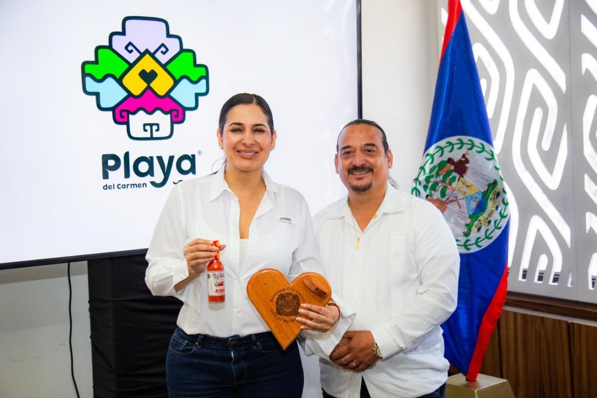 Estefanía Mercado fortalece lazos internacionales con la recepción del alcalde de Belmopán, Belice