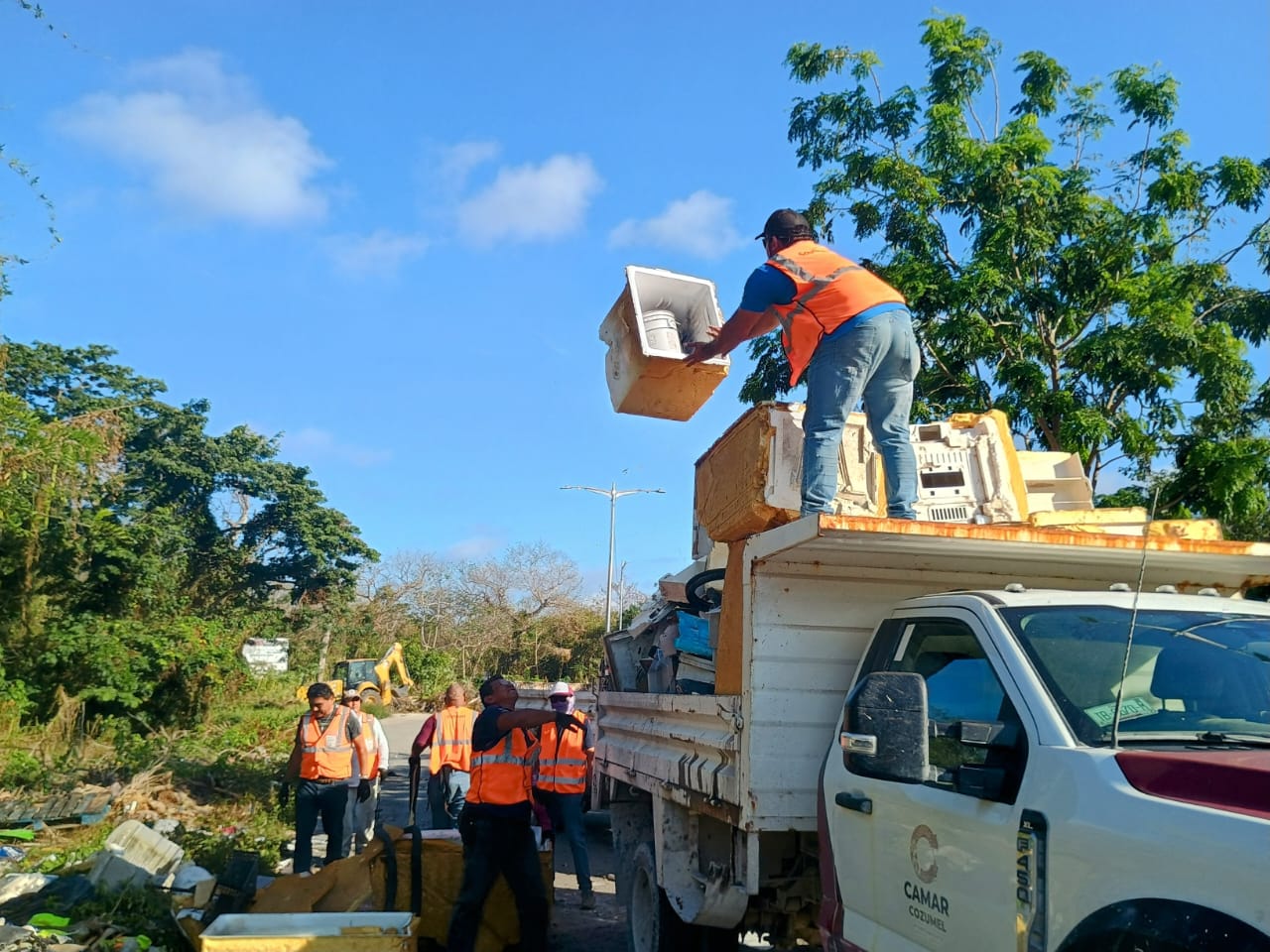 basura Cozumel limpio