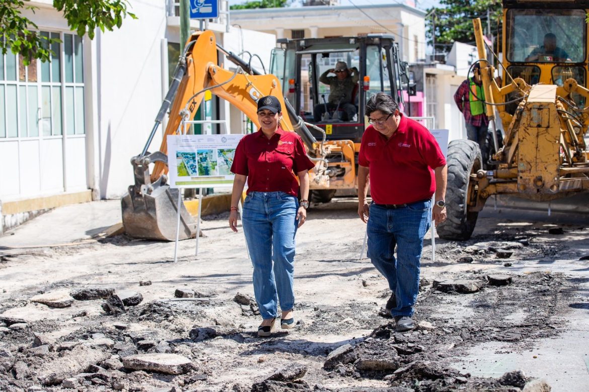Estefanía Mercado repavimentación Centro de Playa del Carmen inversión 19.9 millones
