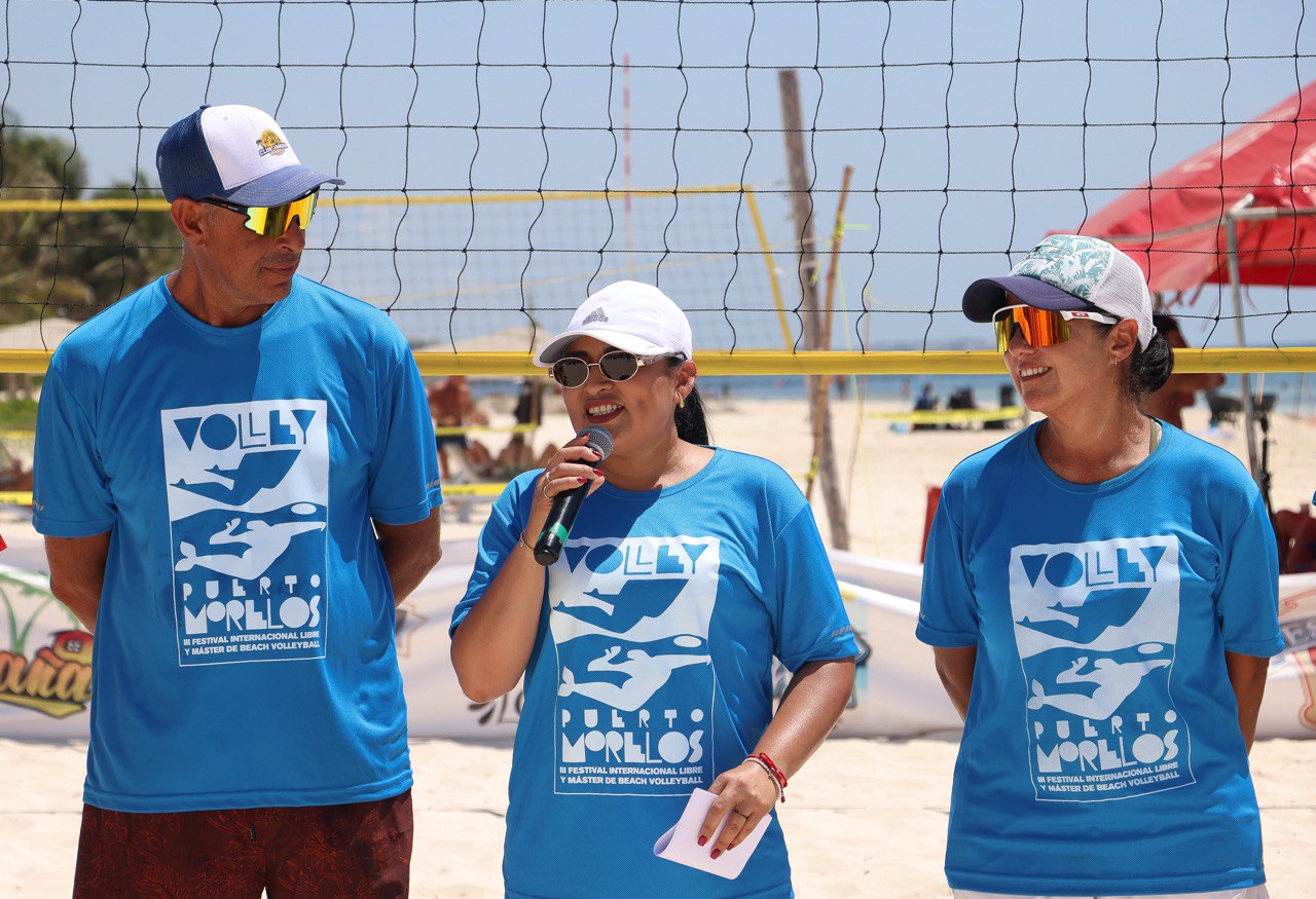 Fortalece festival de Beach Volleyball a Puerto Morelos como destino de turismo deportivo: Blanca Merari