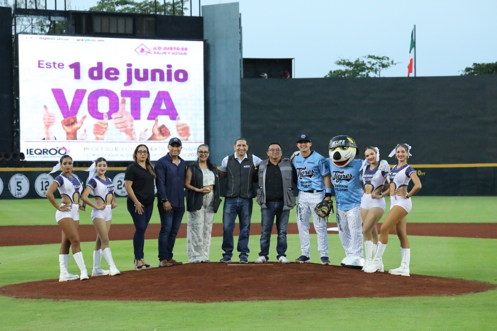 Tigres de Quintana Roo, promotor del voto