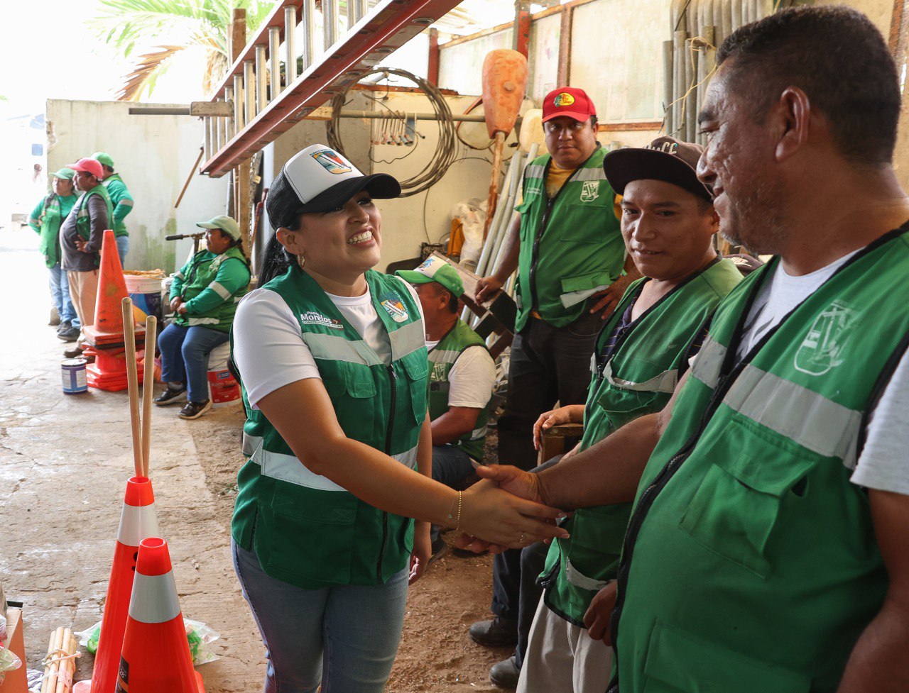 Fortalece Blanca Merari los servicios públicos en Leona Vicario
