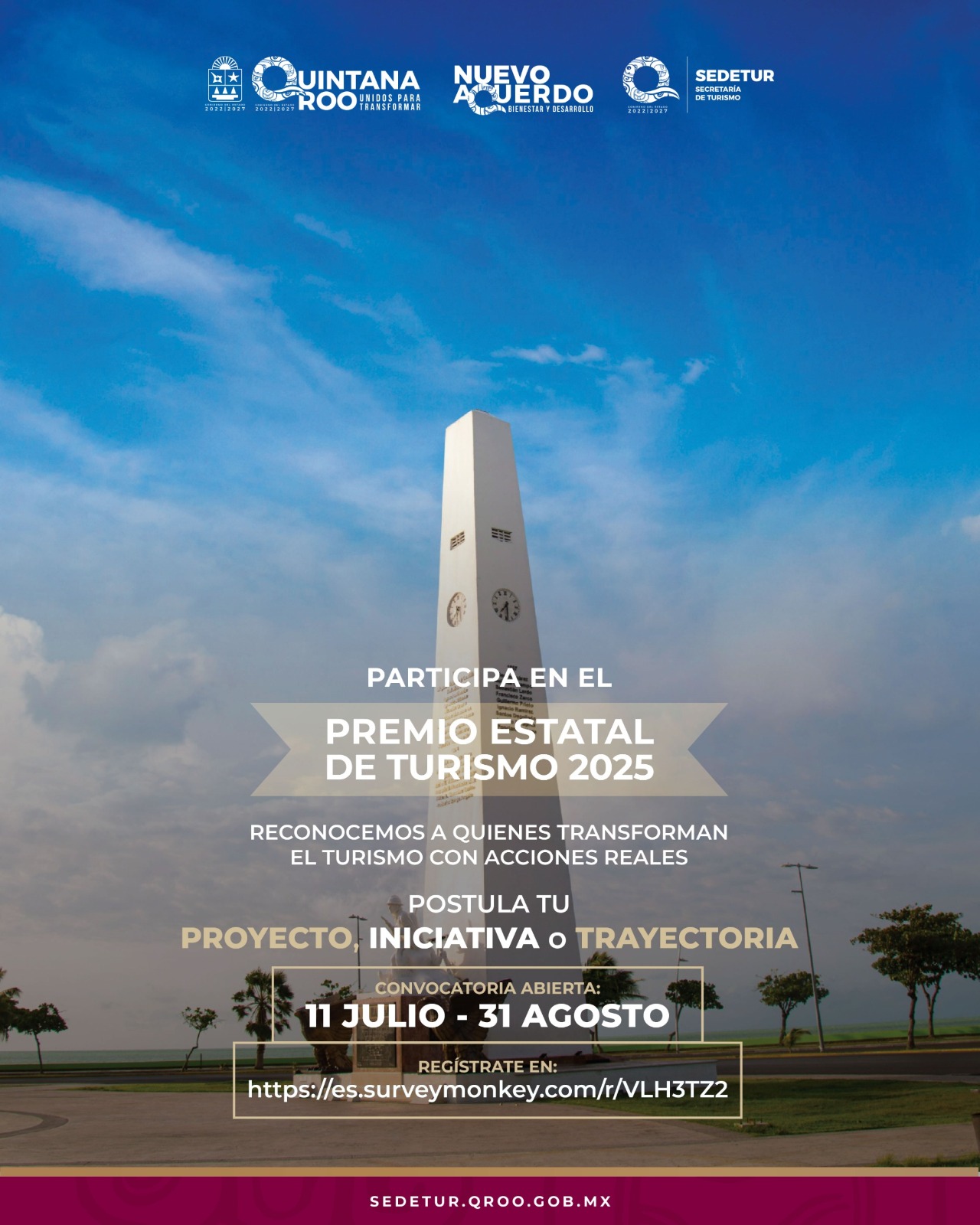 convocatoria al Premio Estatal de Turismo 2025