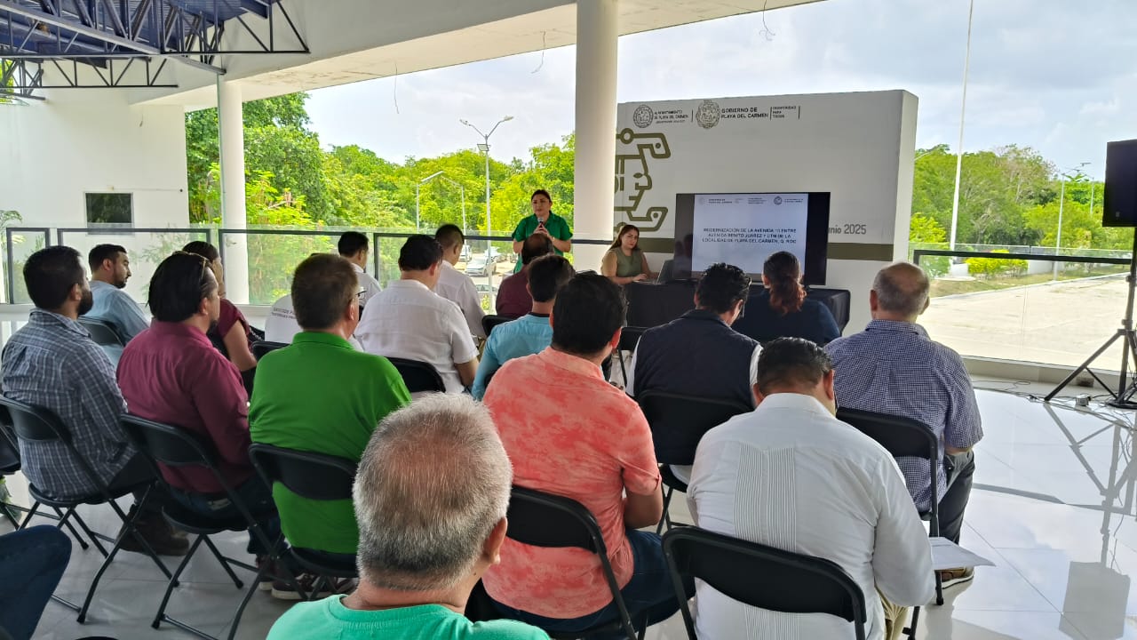 Anuncian rehabilitación de la Avenida 10 en Playa del Carmen