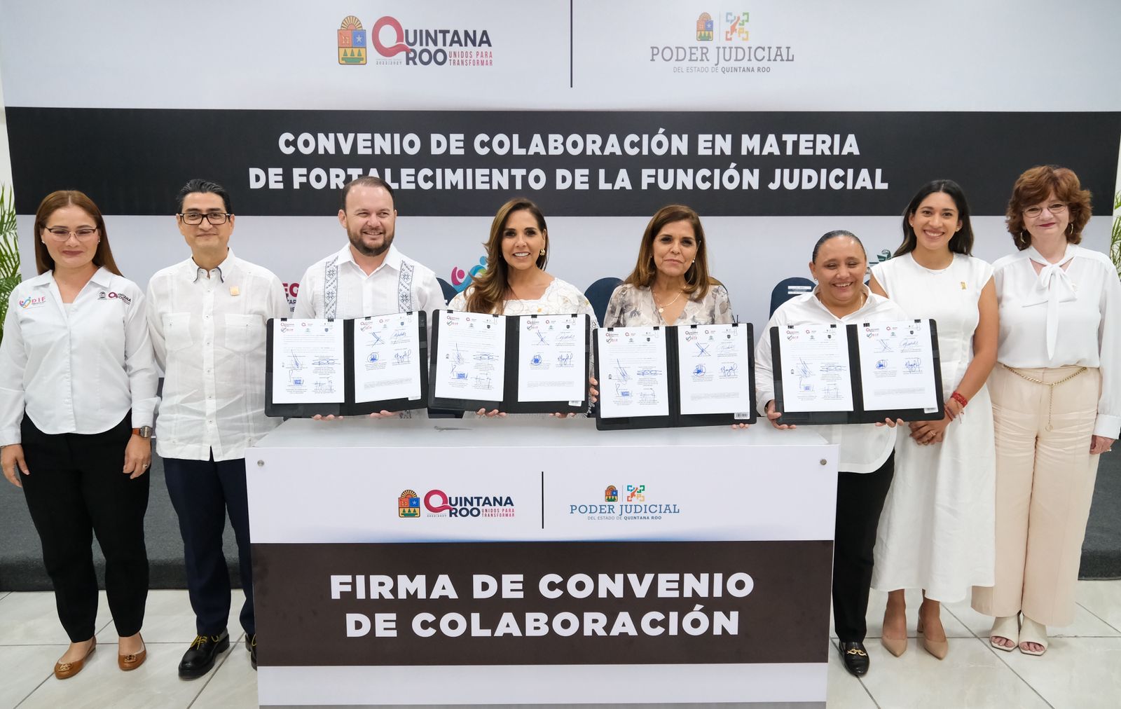 Quintana Roo, primer estado del país en firmar convenio con nuevas juezas y jueces electos del Poder Judicial