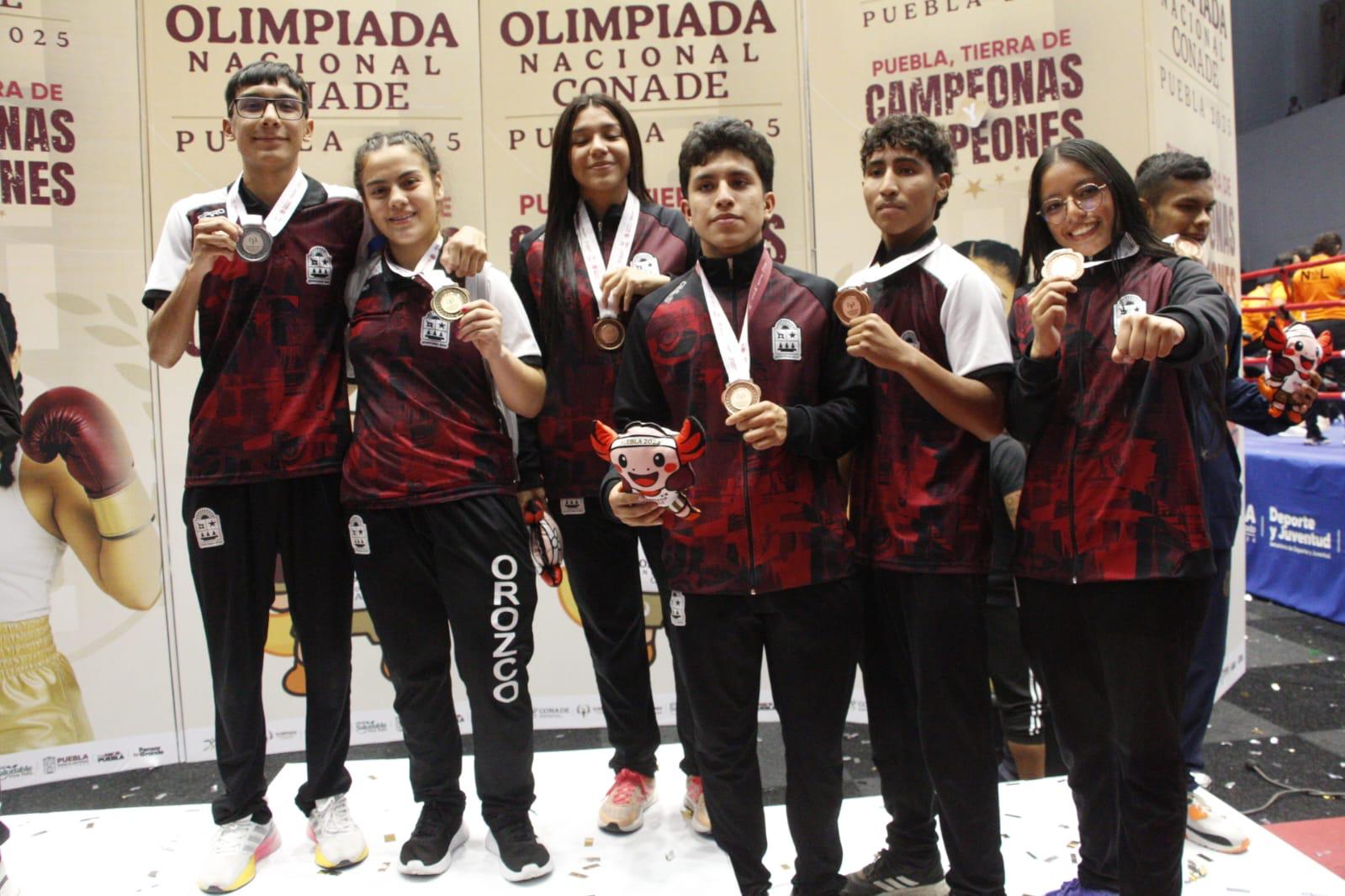 seis medallas en el cierre de las actividades de Boxeo de la Olimpiada Nacional CONADE 2025